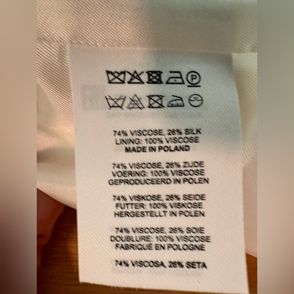 Dries Van Noten SS23 white jacquard dob mini dress pleat like new size 38 US 6 8 - Picture 13 of 14